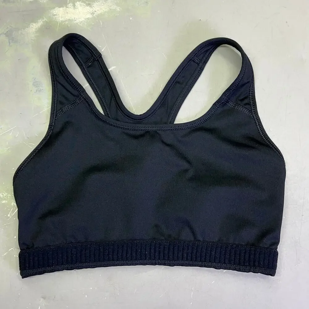 NIKE Swoosh Logo Dri-Fit Sports Bra Women's Sz S Black/White (Pre-Owned) - Picture 8 of 12